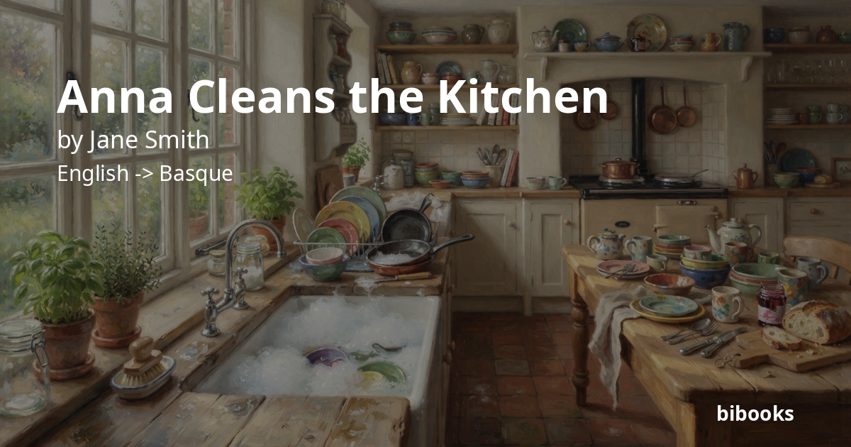 Anna Cleans the Kitchen