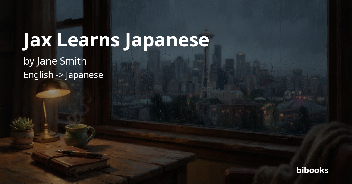 Jax Learns Japanese